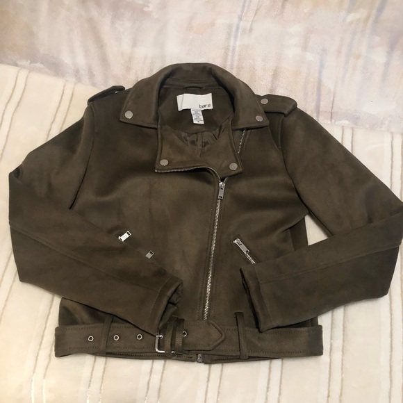 Bar III Jackets & Blazers - NWOT Bar III Faux-Suede Moto Jacket